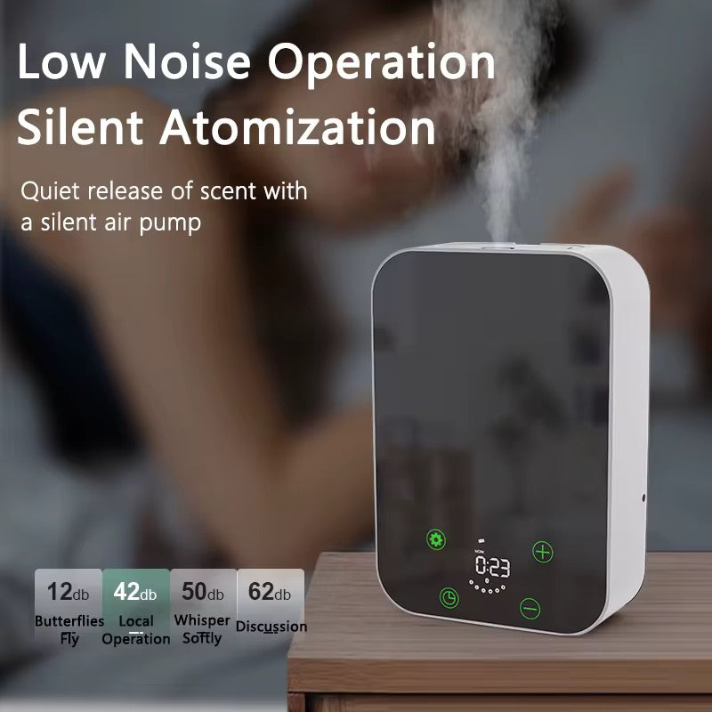 EcoWatt™ Smart Aroma Diffuser Pro – App-Controlled Commercial Air Freshener with LED Display & Timer