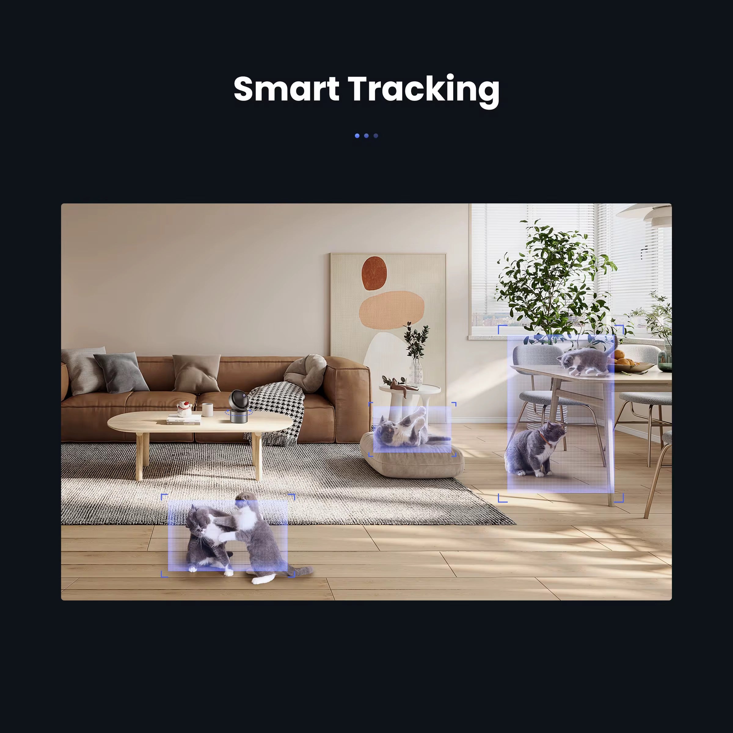 EcoWatt™ 3MP Smart Indoor Security Camera with Night Vision & 2-Way Audio