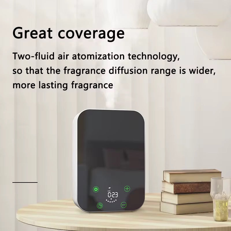 EcoWatt™ Smart Aroma Diffuser Pro – App-Controlled Commercial Air Freshener with LED Display & Timer