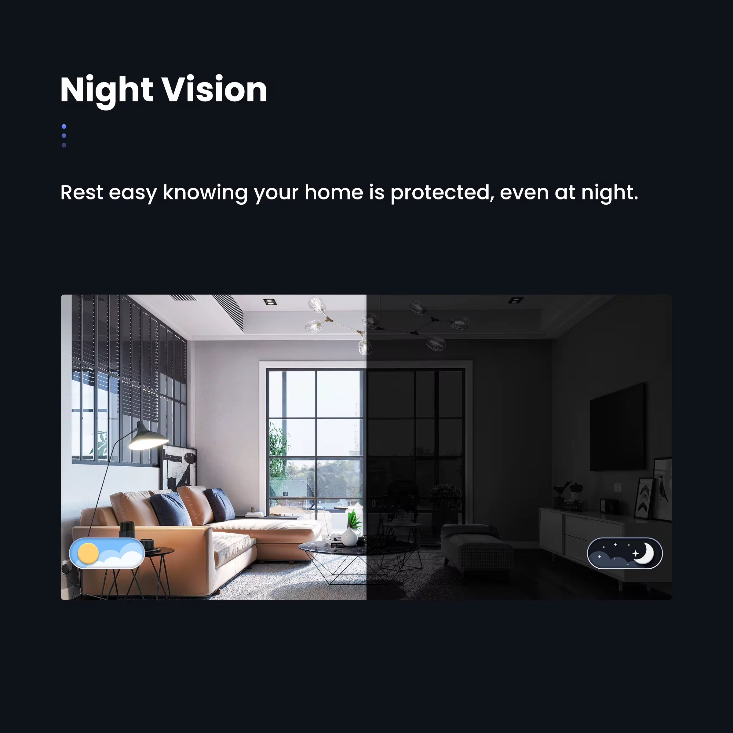 EcoWatt™ 3MP Smart Indoor Security Camera with Night Vision & 2-Way Audio